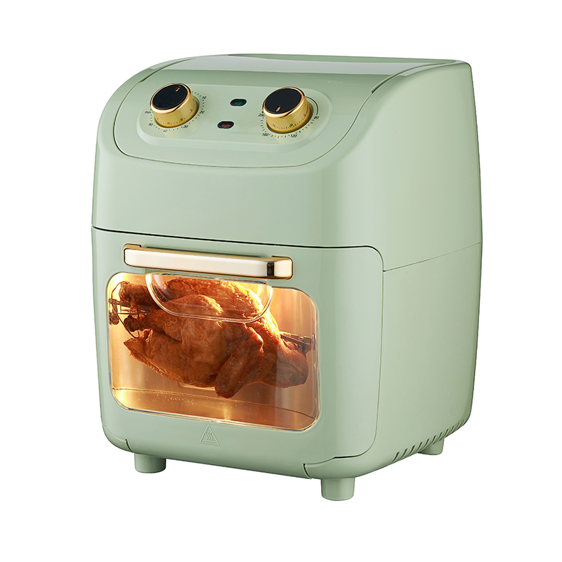 Inclined double knob mechanical control indicator light shows comfortable handle visible large capacity multi-function large handle air oven