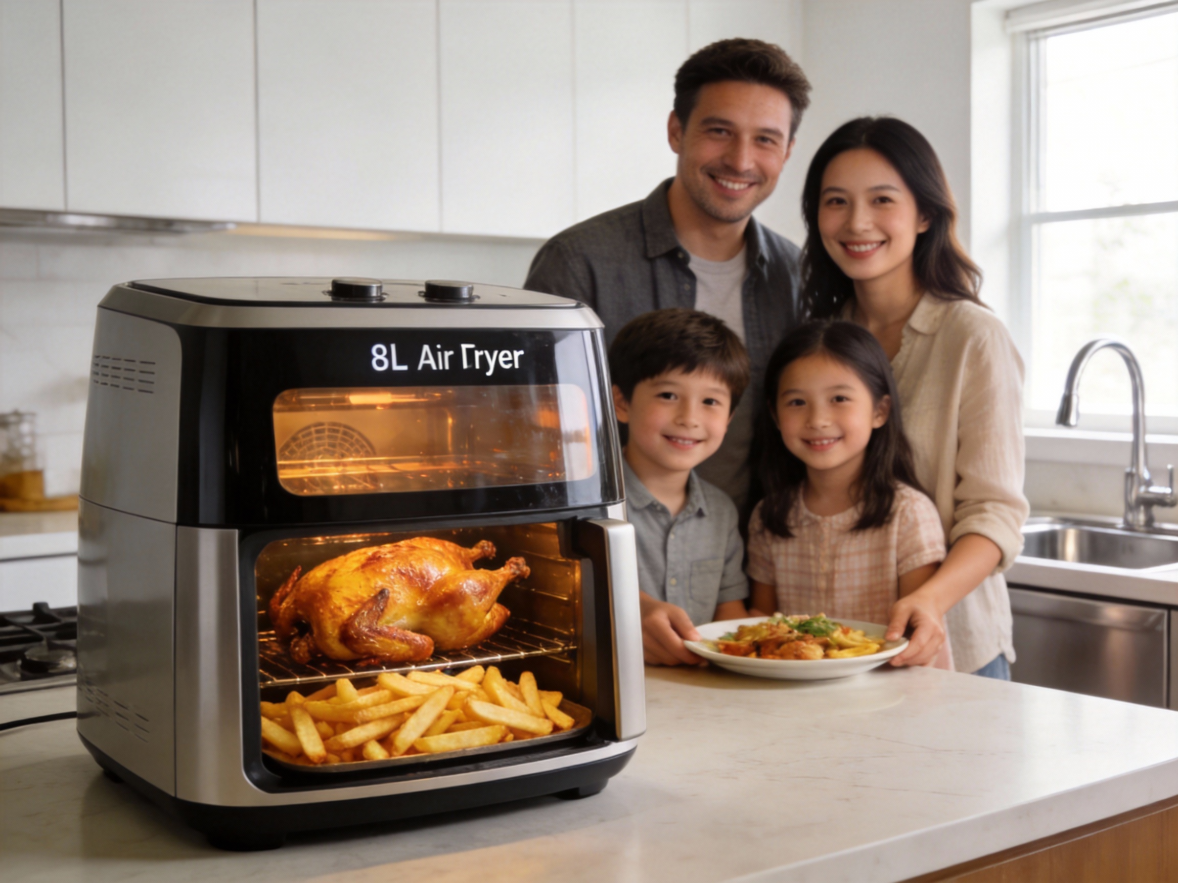Revolutionizing Home Cooking: The Next-Gen 8L Air Fryer for Modern Kitchens