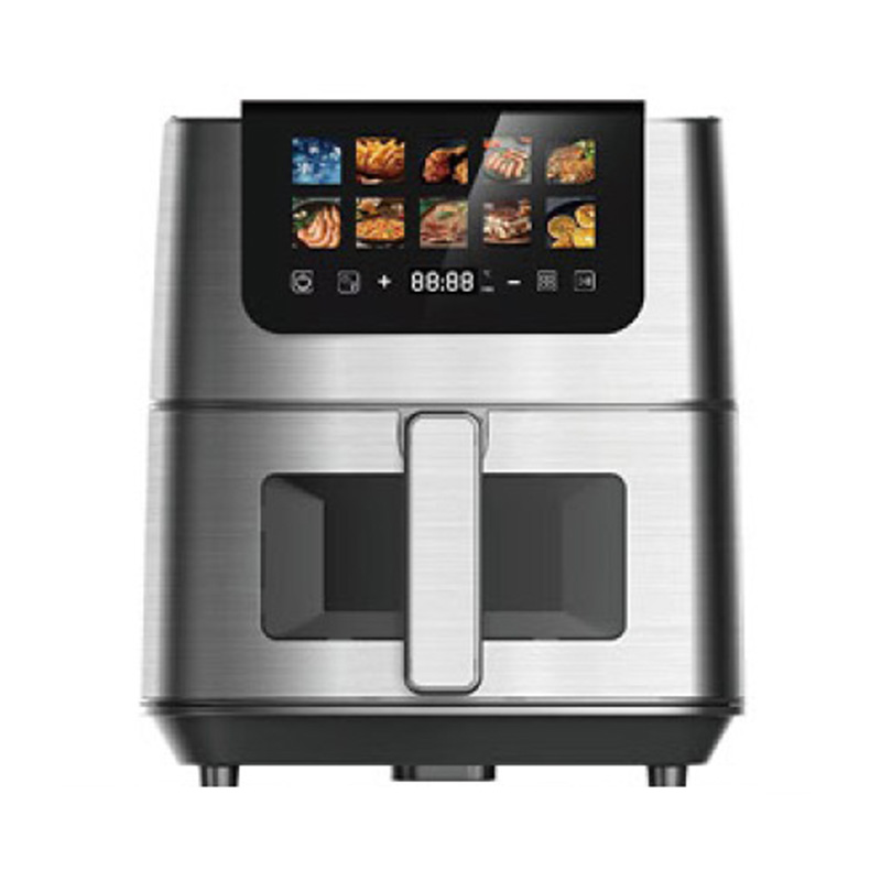 Top LCD touch control large capacity invisible comfortable handle air fryer
