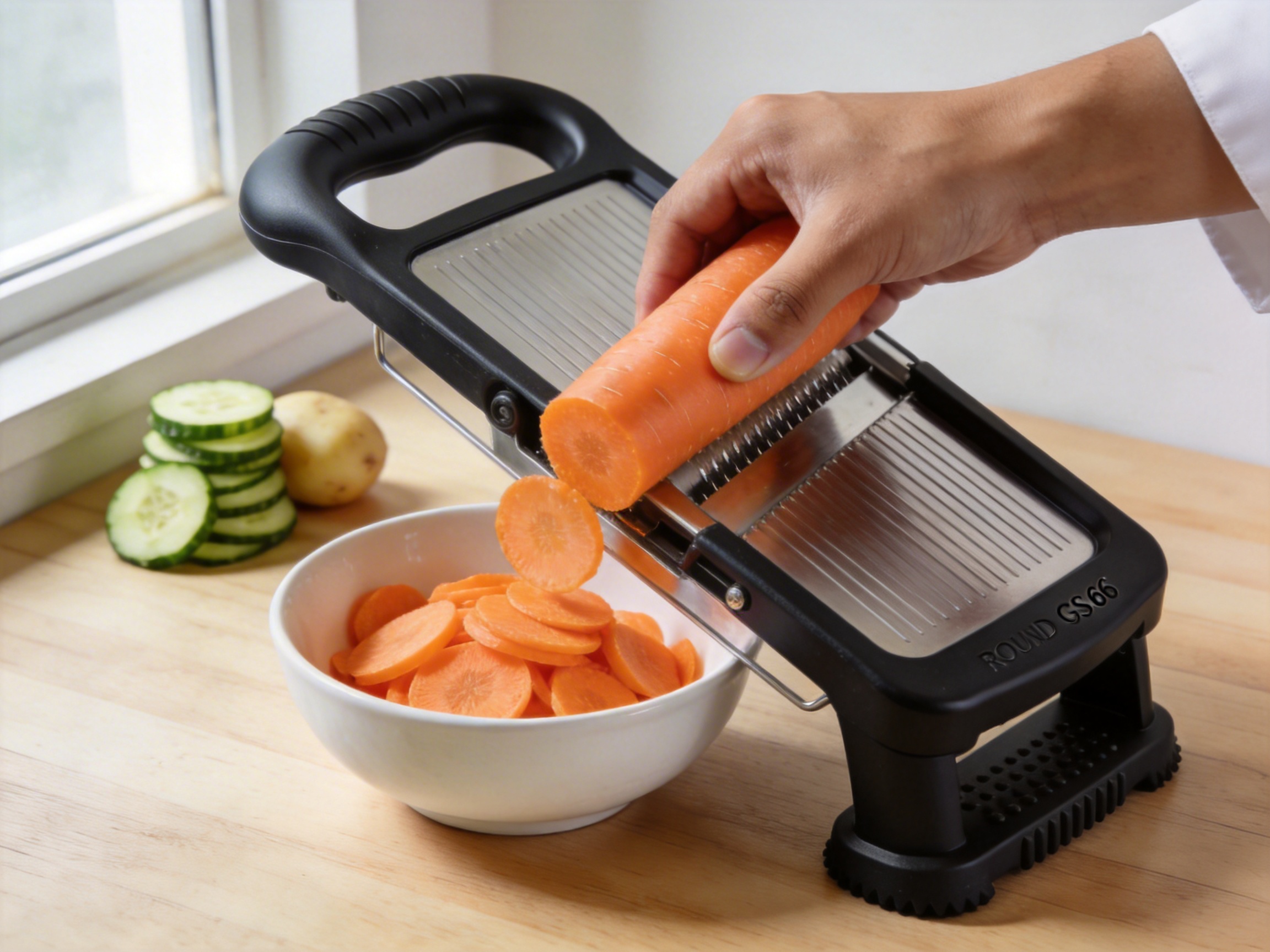 The Round Slicer GS066: Revolutionizing Manual Vegetable Slicing for Home & Commercial Use