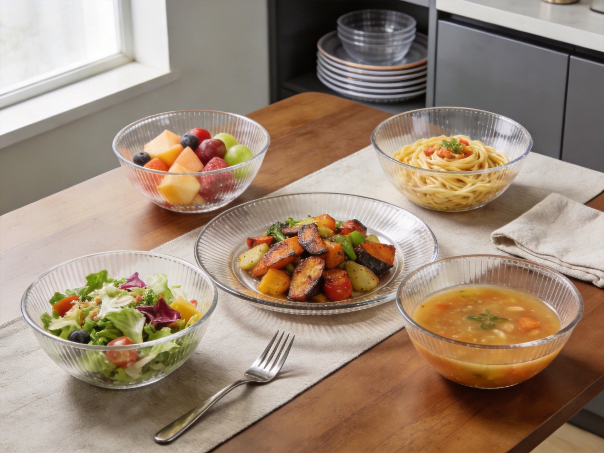 The 5-Piece Serving Set GS054: Redefining Tableware Functionality and Durability