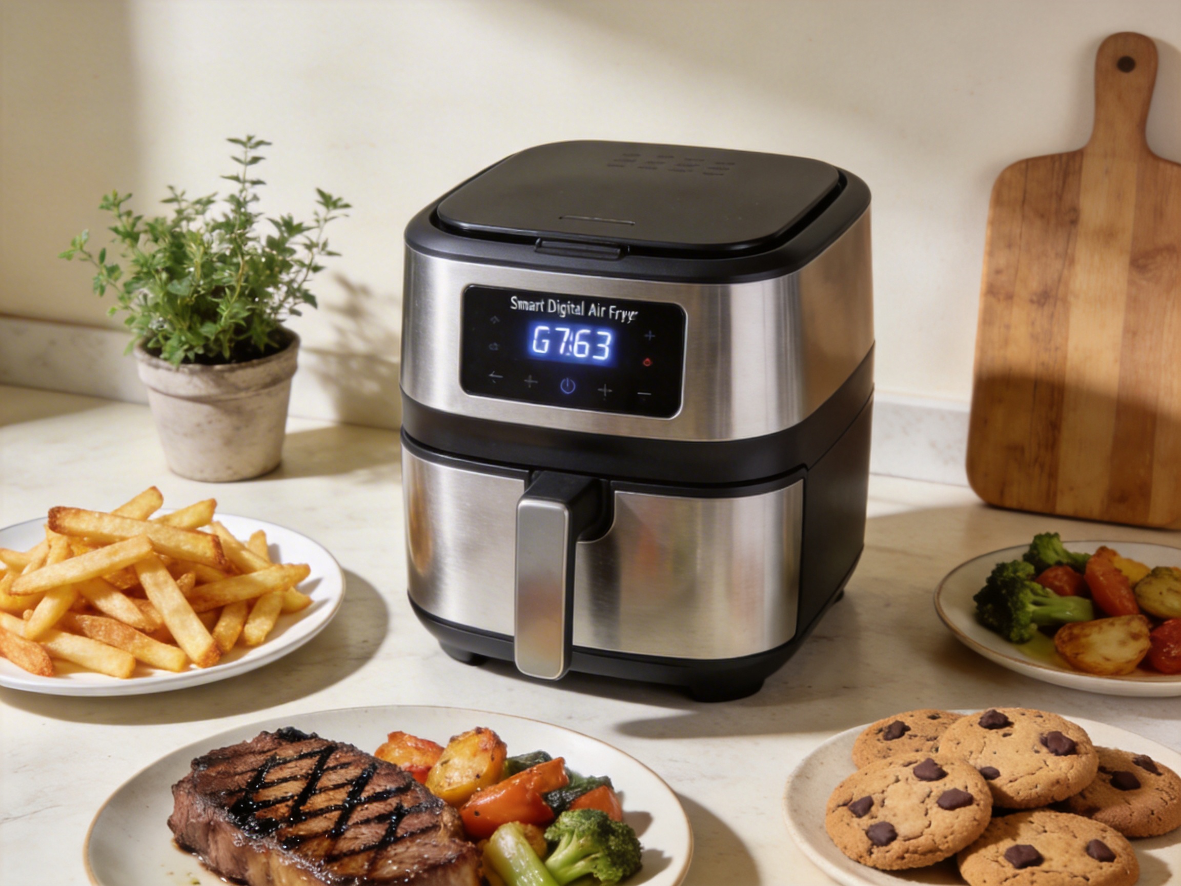 The Next Generation of Healthy Cooking: Unveiling the 2-in-1 Smart Digital Electric Air Fryer & Grill