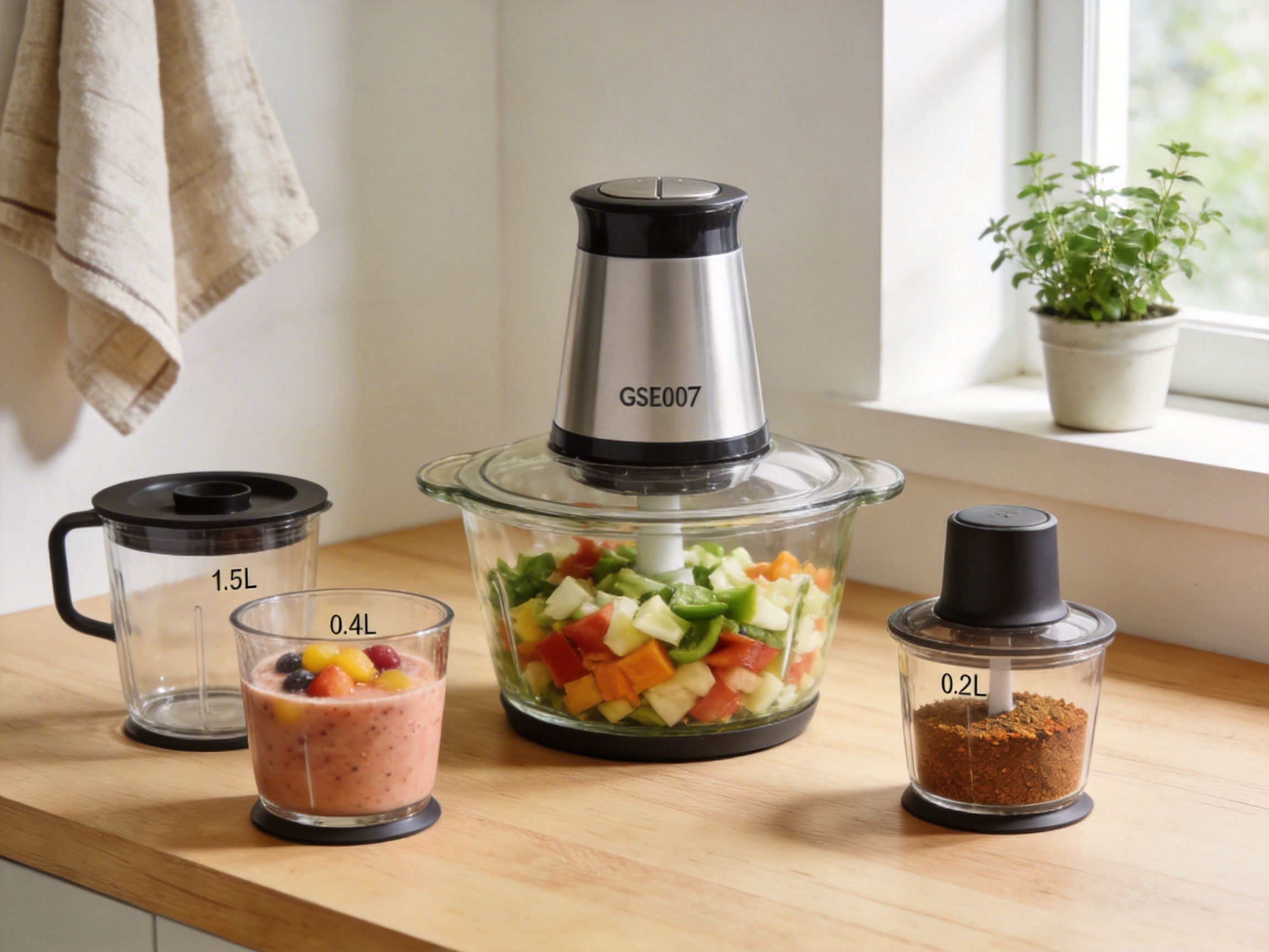 The Ultimate 4-in-1 Food Processor: Revolutionizing Kitchen Efficiency for Modern Homes