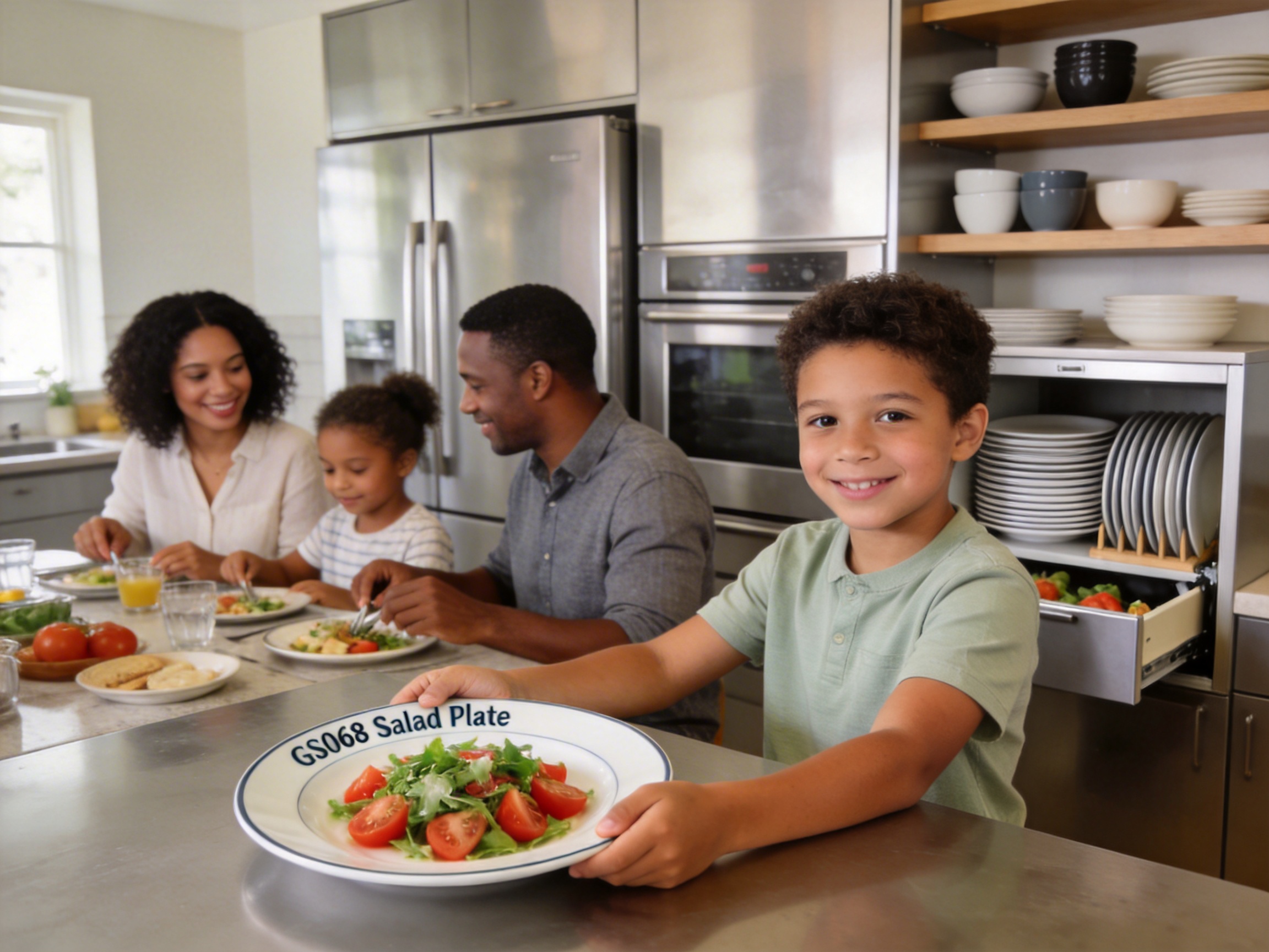 GS068 Salad Plate: A Benchmark for Durability and Practicality in Modern Tableware