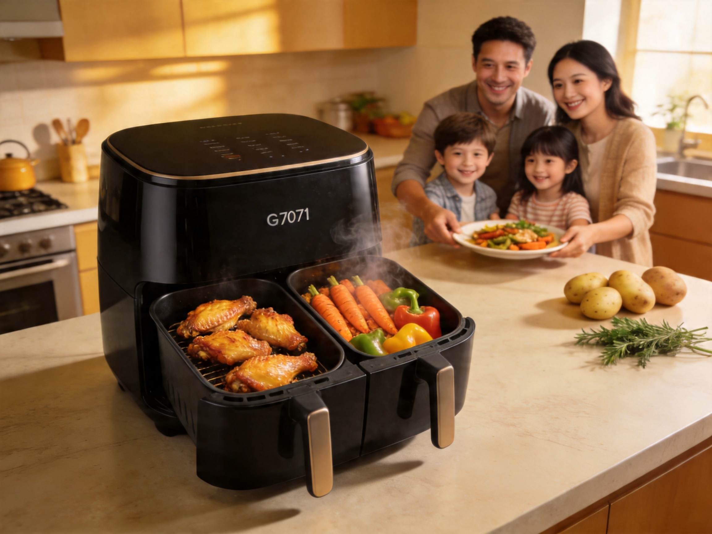 The Next Generation of Dual-Capacity Air Fryers: Redefining Efficiency and Versatility in Kitchen Appliances