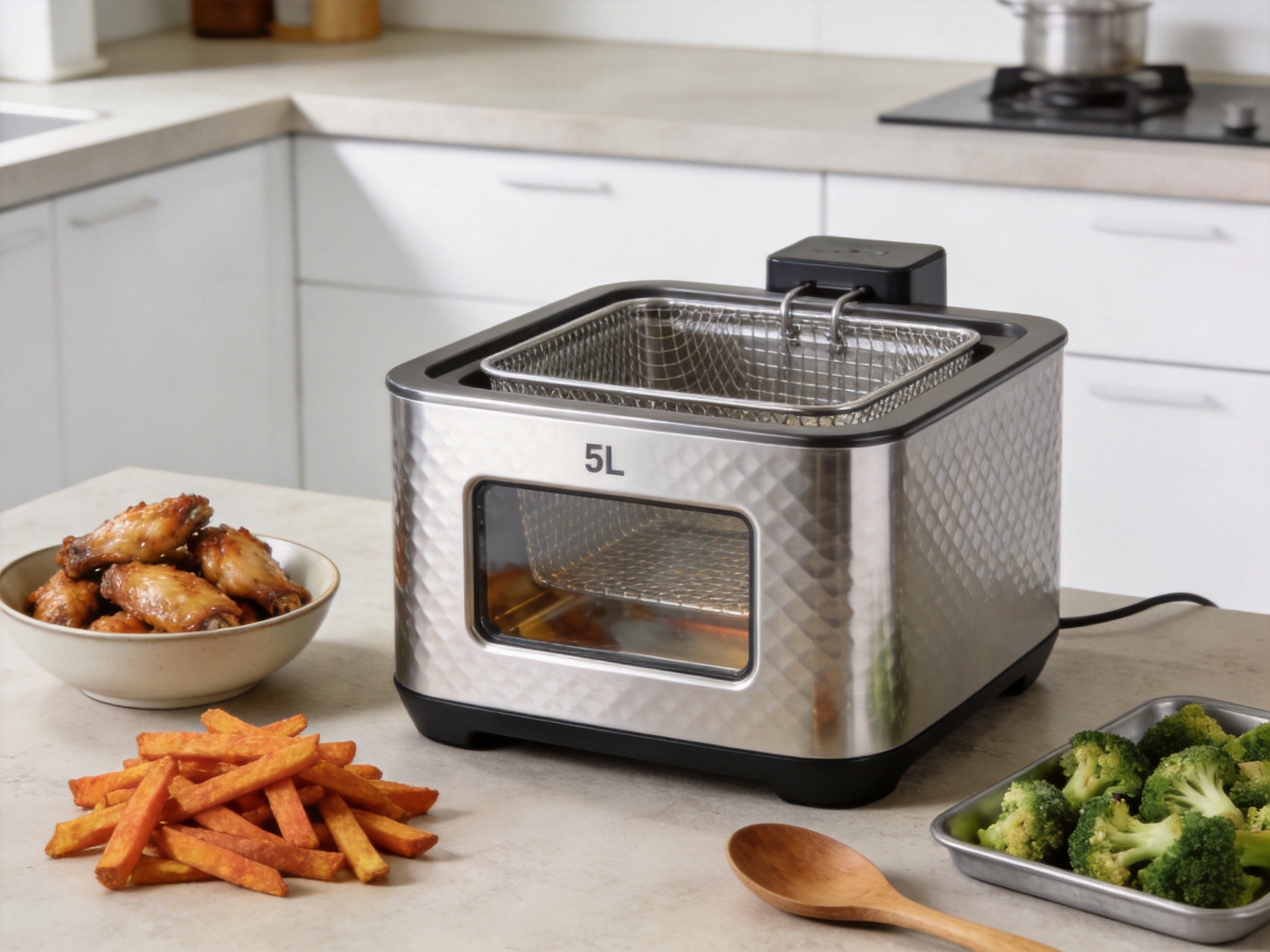 The Next Generation of Healthy Cooking: A Deep Dive into the 5L Stainless Steel Air Fryer
