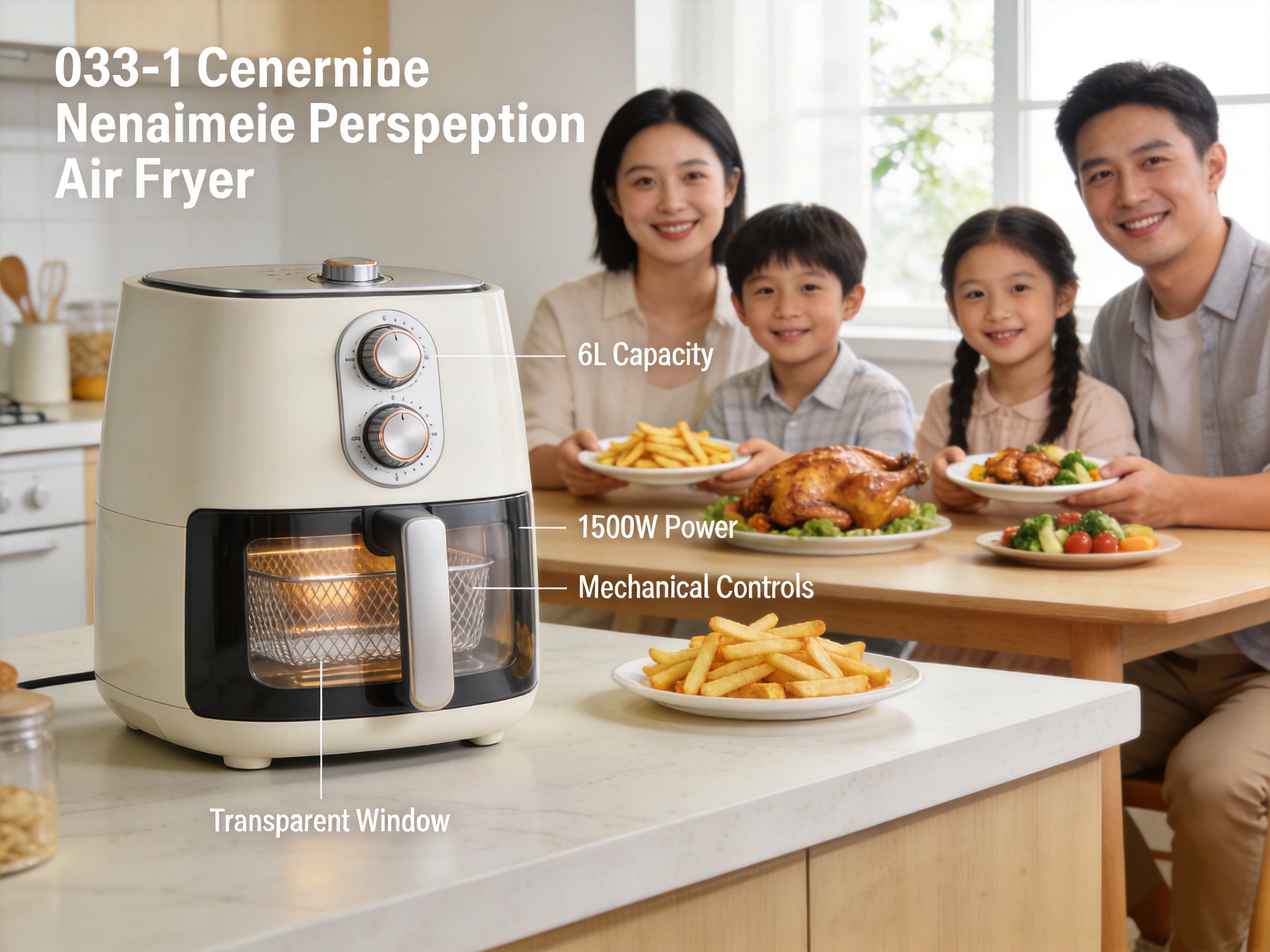 The Evolution of Healthy Cooking: Unveiling the 033-1 Mechanical Perspective Air Fryer and Its Industry-Leading Advantages