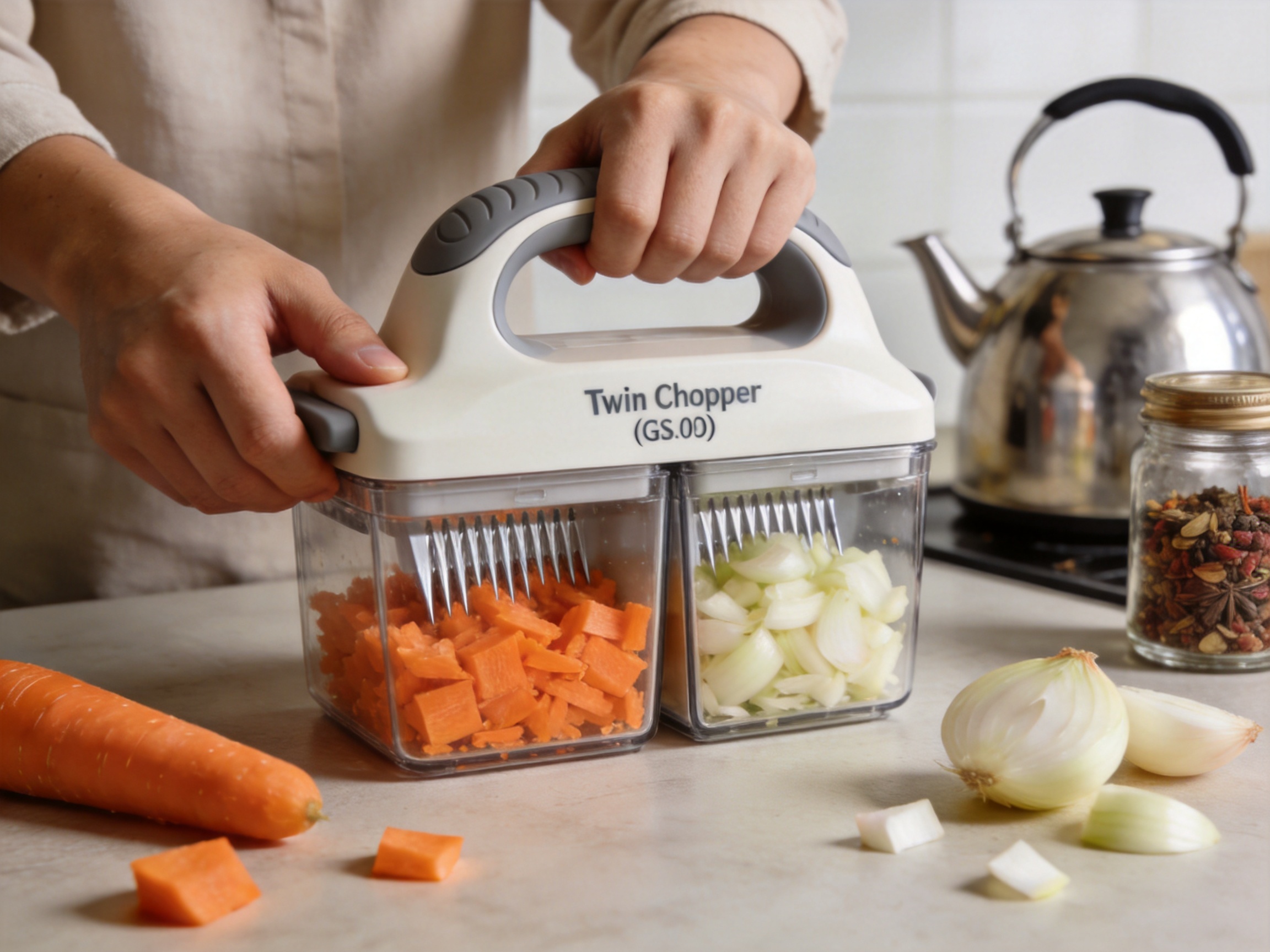 The Twin Chopper: Revolutionizing Manual Vegetable Prep for Modern Kitchens