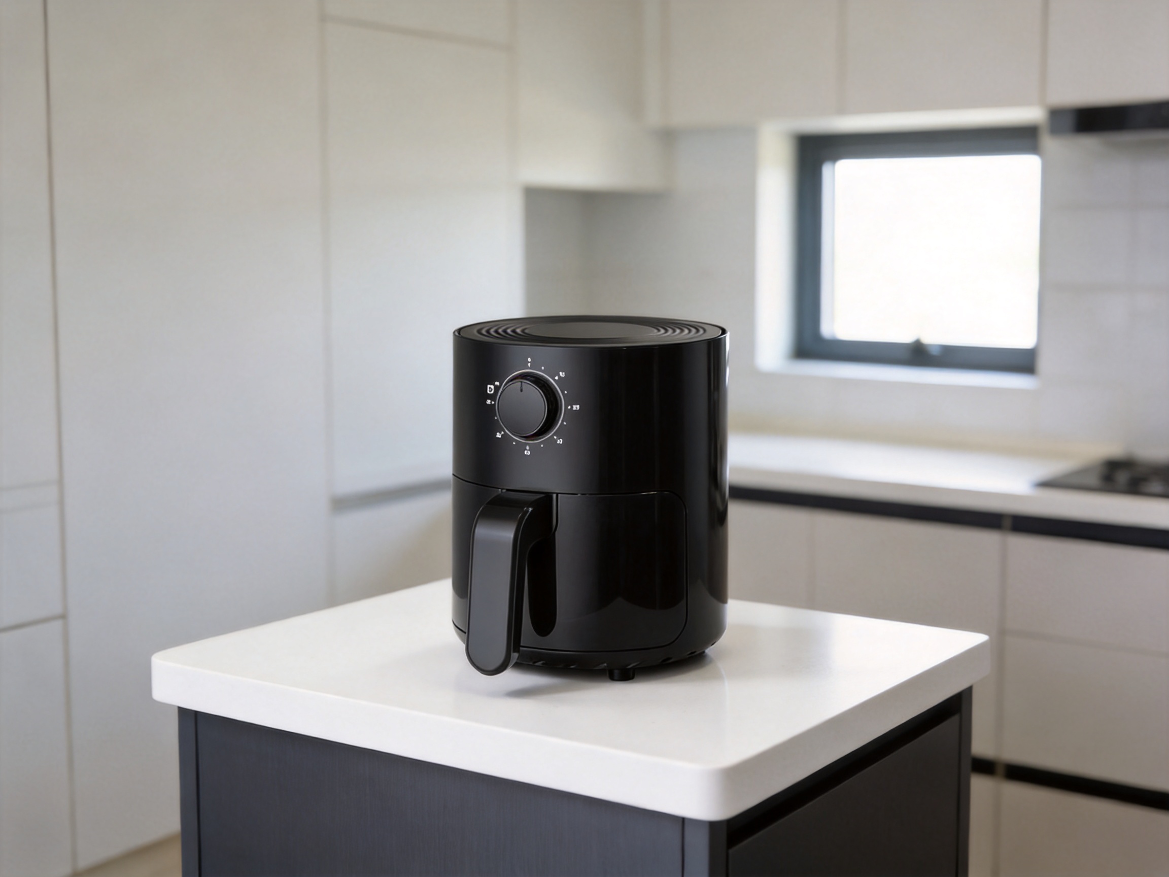 Compact Mechanical Air Fryer for Efficient Everyday Cooking