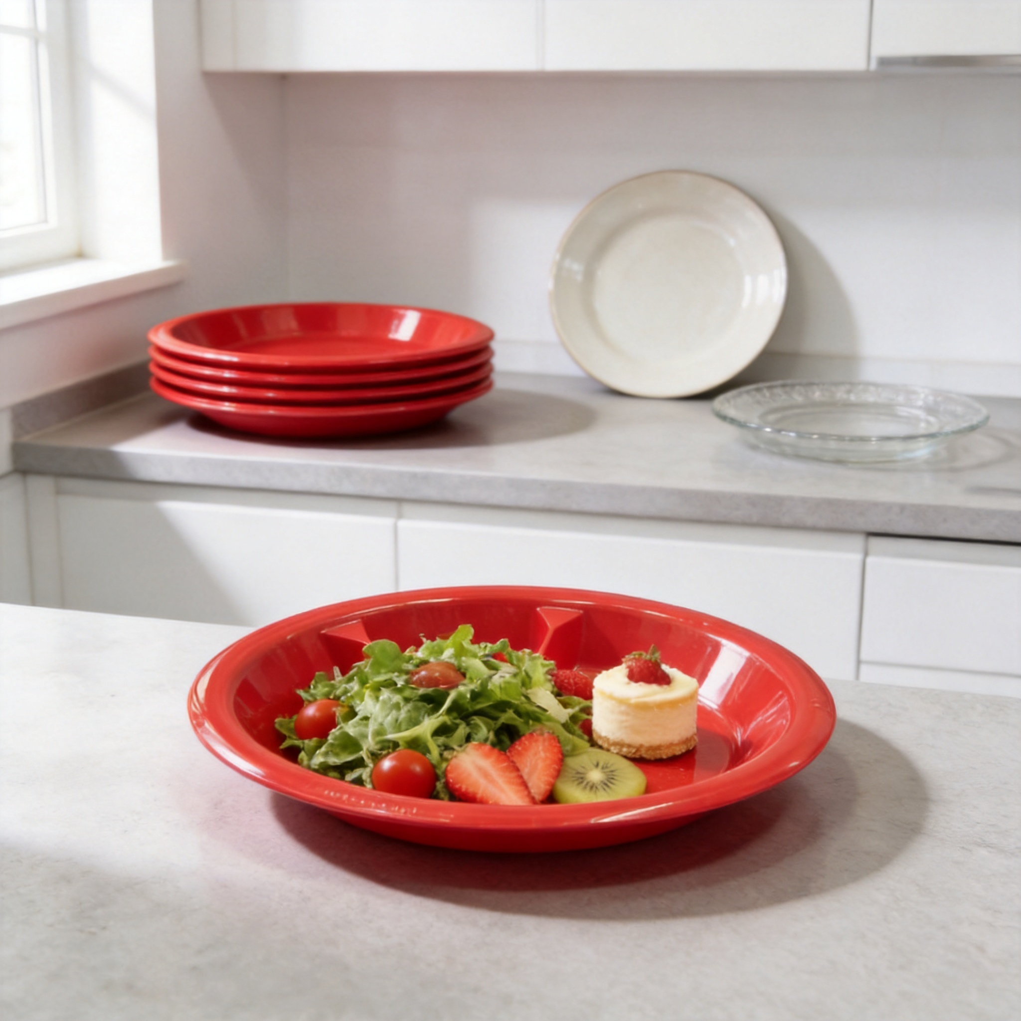 Salad Plate: A Practical PP Tableware Solution for Modern Household and Foodservice Needs