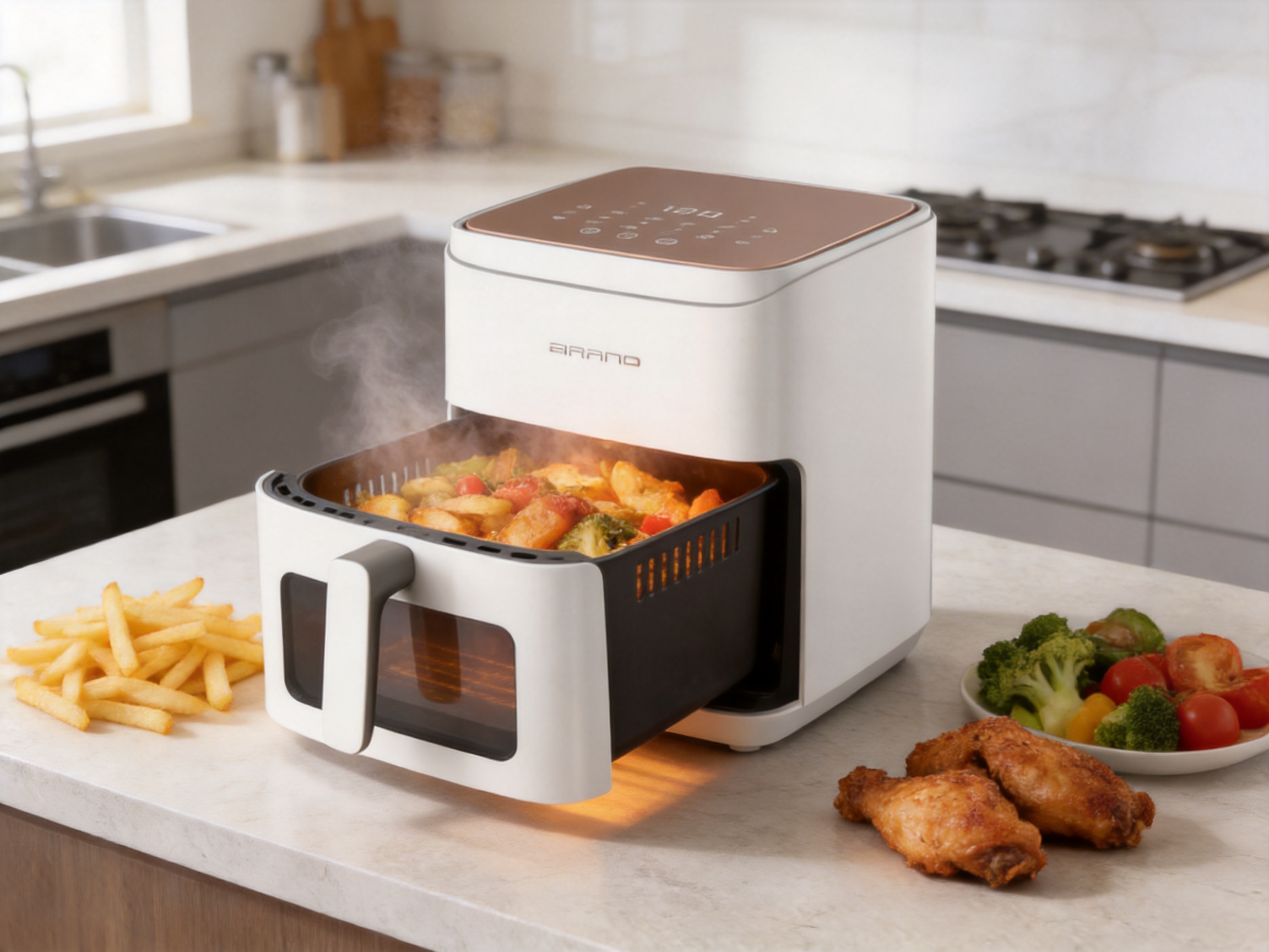 GSE030 4L Air Fryer: Efficient Hot-Air Cooking for Modern Kitchens