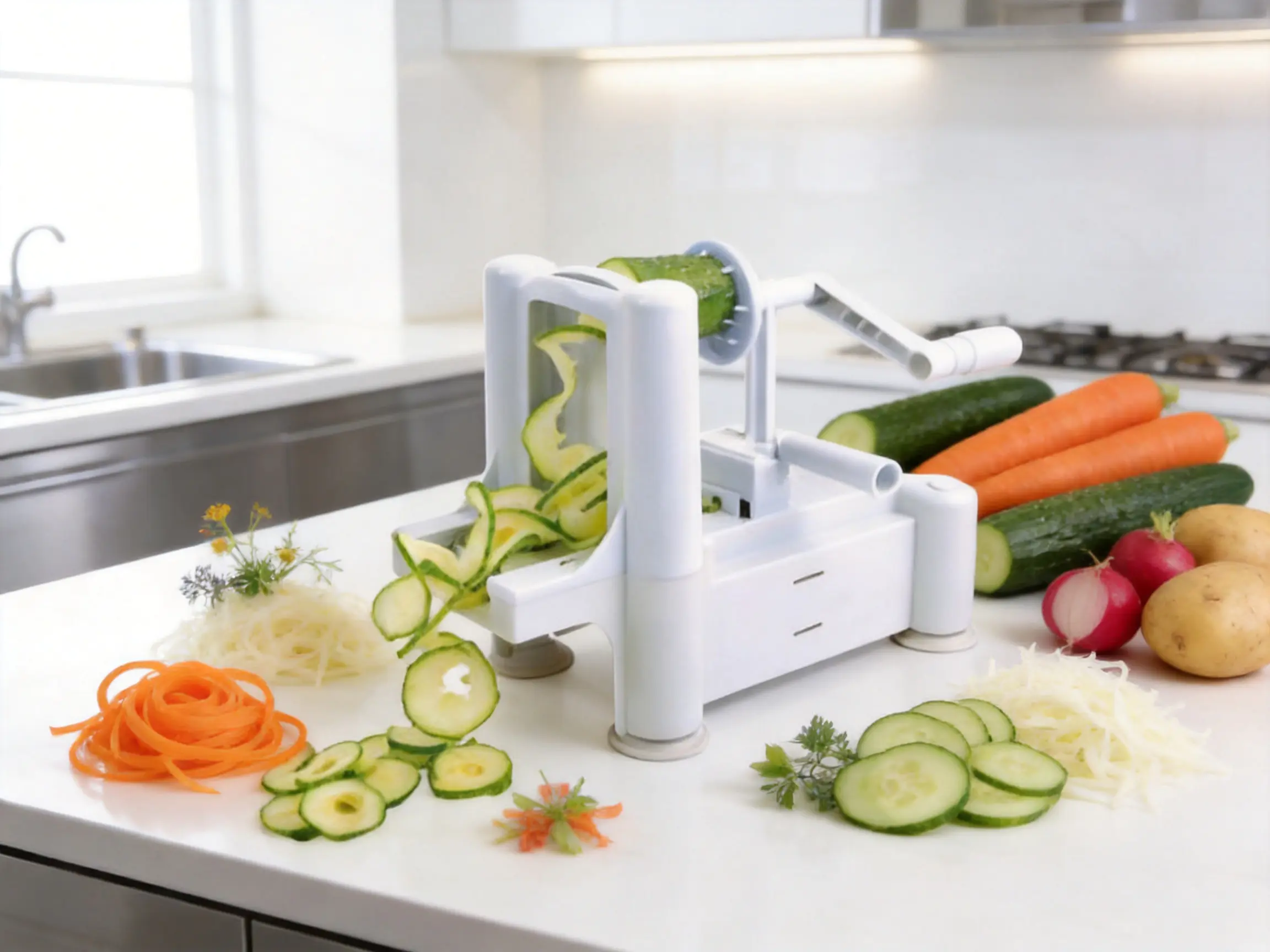 Spiral Slicer 3 in 1: A Practical Manual Solution for Fast, Consistent Food Preparation