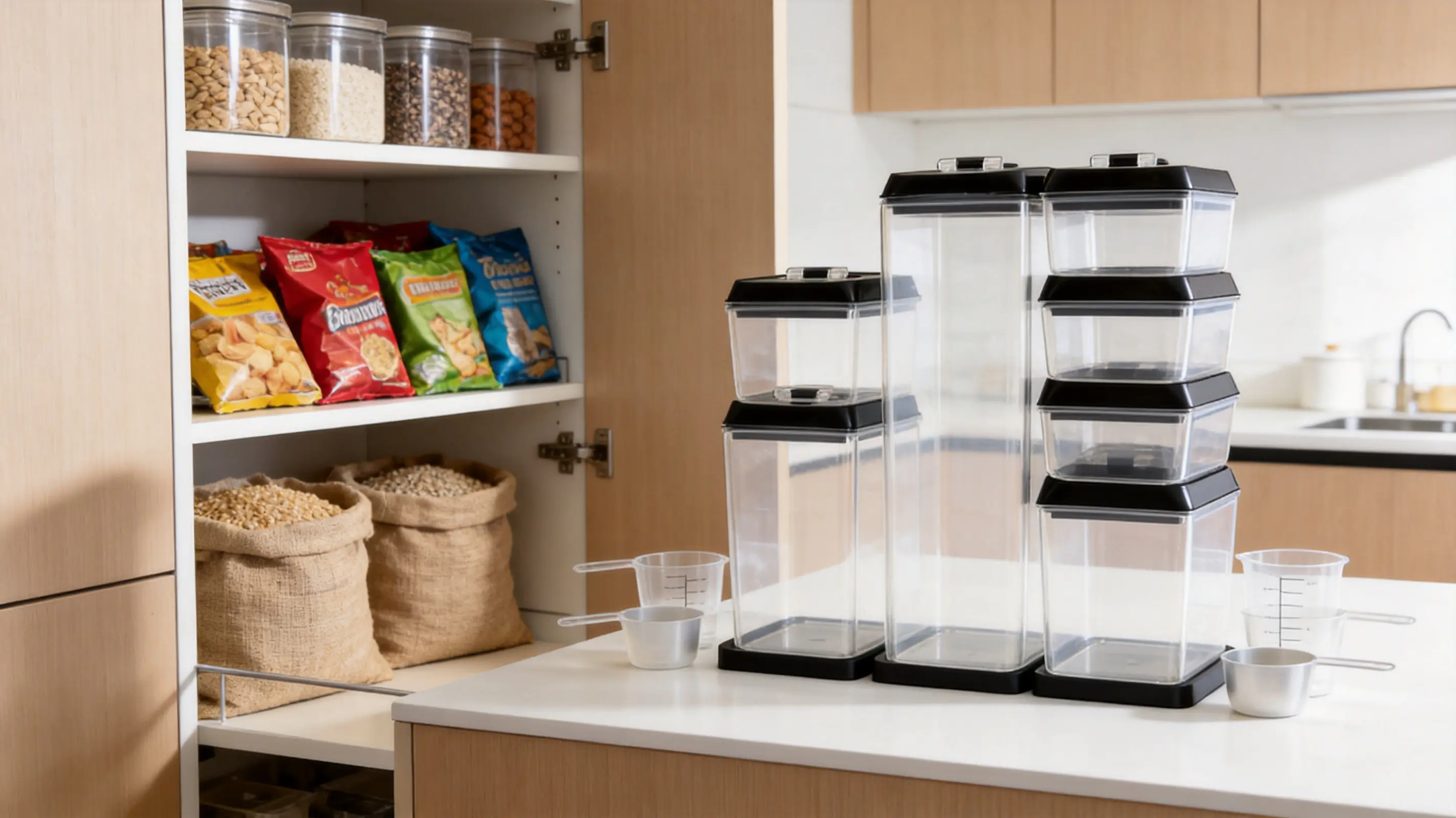 5-Piece Pantry Set: Practical Storage, Organized Kitchens, and Reliable Household Manufacturing